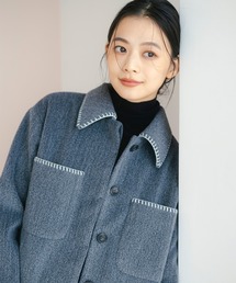 B:MING by BEAMS（ビーミングバイビームス）の「ステッチ CPO ブルゾン（ブルゾン）」