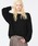 MAISON SPECIAL�i���]���X�y�V�����j�́u�sUNISEX�tCashfeel Extra Fine Merino Wool Prime-Over Crew Neck Knit Pullover/�L���b�V���t�B�[���G�N�X�g���t�@�C�������m�E�[���v���C���I�[�o�[�N���[�l�b�N�j�b�g�v���I�[�o�[�yMAISON SPECIAL/���]���X�y�V�����z�i�j�b�g/�Z�[�^�[�j�v�b�u���b�N