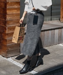 TRIANGLE PALETTE | シャギーニットスカート /セットアップ対応(スカート)