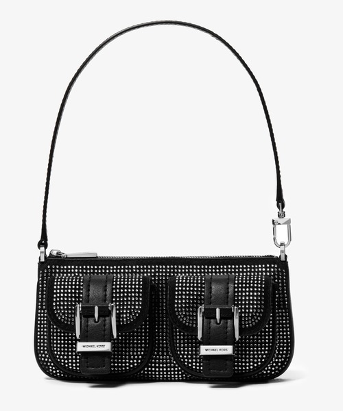MICHAEL KORS(マイケルコース)の「ZOE エンブリッシュ スエード クロスボディ スモール(ショルダーバッグ・レディース・ブラック・FREE)」の1枚目の写真