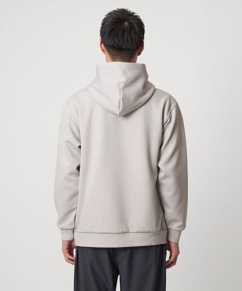 green label relaxing（グリーンレーベルリラクシング）の「ツイル パフ フーディ パーカー（パーカー・メンズ・ライトグレー/ネイビー/ダークグレー/パープル・L/XL/S/M）」の6枚目の写真