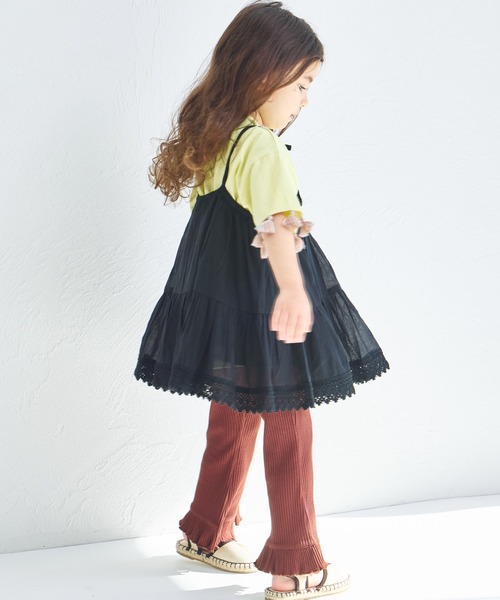 pairmanon（ペアマノン）の「インド コットンボイル フレアチュニック（チュニック・キッズ・ブラック/テラコッタ/アイボリー・90/100/110/120/150/140/130）」の4枚目の写真