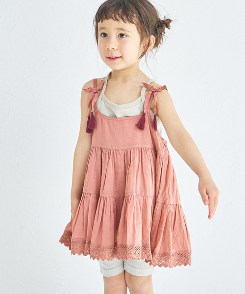 pairmanon（ペアマノン）の「インド コットンボイル フレアチュニック（チュニック・キッズ・ブラック/テラコッタ/アイボリー・90/100/110/120/150/140/130）」の8枚目の写真