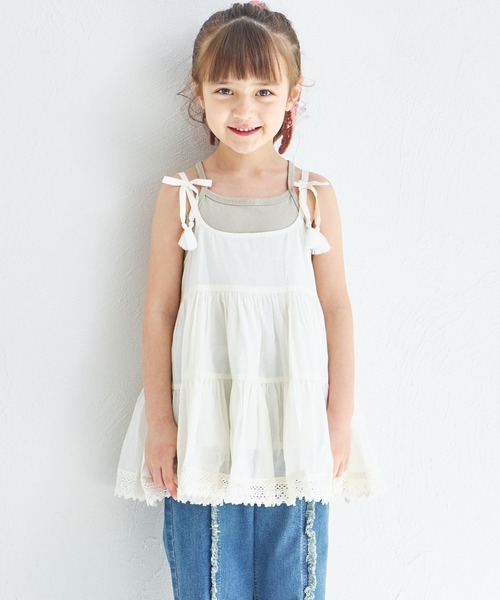 pairmanon（ペアマノン）の「インド コットンボイル フレアチュニック（チュニック・キッズ・ブラック/テラコッタ/アイボリー・90/100/110/120/150/140/130）」の13枚目の写真