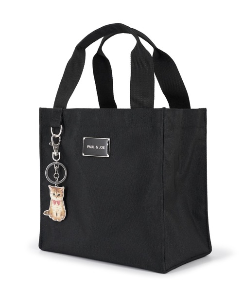 PAUL & JOE ACCESSOIRES(ポールアンドジョーアクセソワ)の「ポール & ジョー アクセソワ ランチトート <プレートメタル>(トートバッグ・レディース・ブラック・FREE)」の2枚目の写真