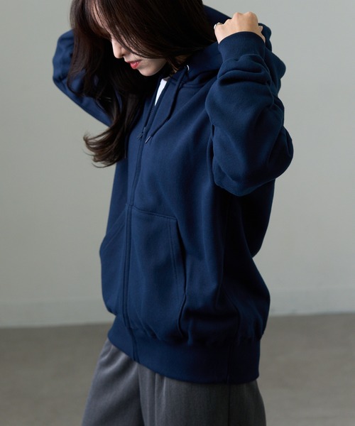 セール】【Cross＆Stitch】レギュラーウェイト スウェット ジップ