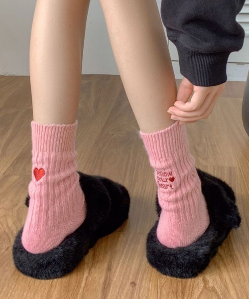 バック刺繍ソックス（ソックス/靴下）｜Vipoa（ヴィポア）の