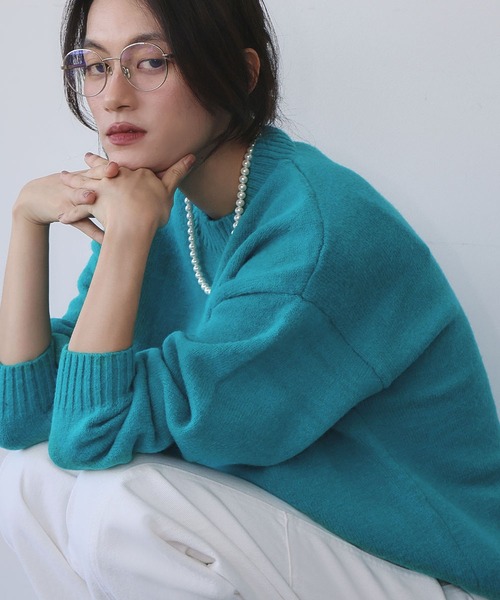 新品未使用phigvel 今期2025AWクルーネックニット 新品未使用phigvel 今期2025AWクルーネックニット