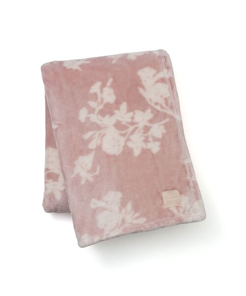 セール】【WARMY ウォーミー】ふわふわ フラワー ブランケット（毛布