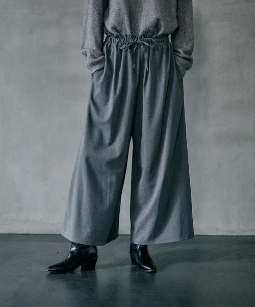 セール】ウールライクワイドパンツ 581657（その他パンツ）｜LEPSIM