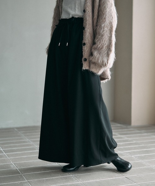 LEPSIM（レプシィム）の「ウールライクワイドパンツ　581657（その他パンツ・レディース・ブラック/グレー/カーキブラウン・FREE）」の16枚目の写真