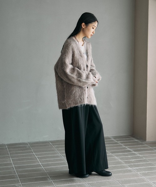 LEPSIM（レプシィム）の「ウールライクワイドパンツ　581657（その他パンツ・レディース・ブラック/グレー/カーキブラウン・FREE）」の18枚目の写真