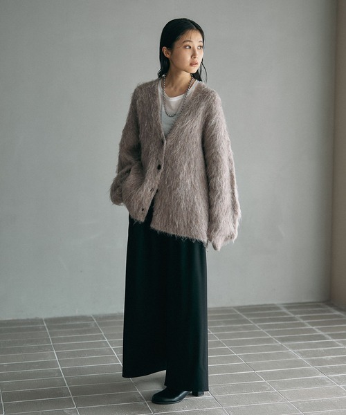 LEPSIM（レプシィム）の「ウールライクワイドパンツ　581657（その他パンツ・レディース・ブラック/グレー/カーキブラウン・FREE）」の19枚目の写真