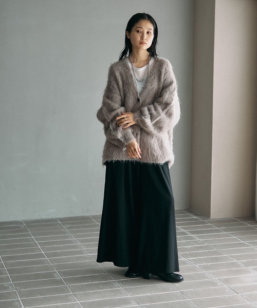 LEPSIM（レプシィム）の「ウールライクワイドパンツ　581657（その他パンツ・レディース・ブラック/グレー/カーキブラウン・FREE）」の20枚目の写真