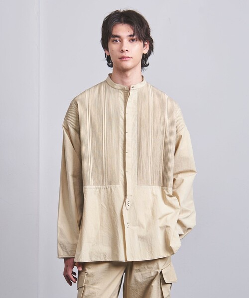 Pheeta（フィータ）の「＜Pheeta＞Trinity シャツ UNISEX/UN-SH0（シャツ/ブラウス・レディース・ホワイト/ベージュ・0/1）」の2枚目の写真