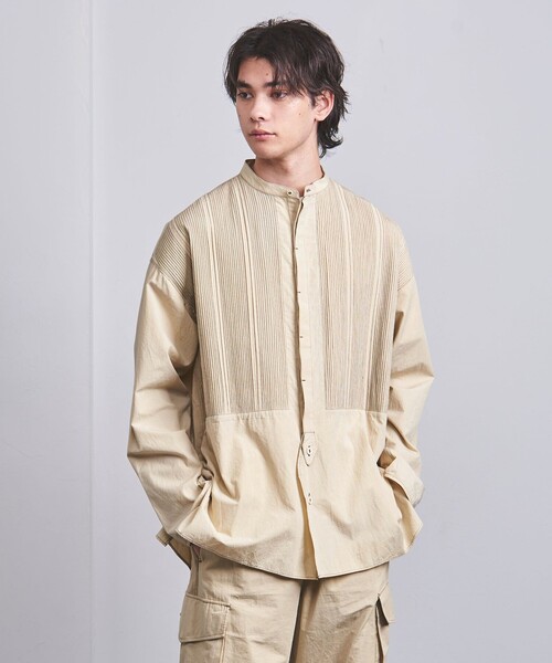 Pheeta（フィータ）の「＜Pheeta＞Trinity シャツ UNISEX/UN-SH0（シャツ/ブラウス・レディース・ホワイト/ベージュ・0/1）」の3枚目の写真