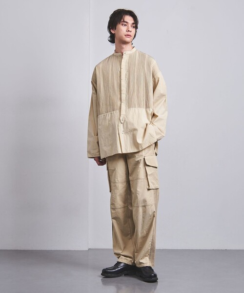 Pheeta（フィータ）の「＜Pheeta＞Trinity シャツ UNISEX/UN-SH0（シャツ/ブラウス・レディース・ホワイト/ベージュ・0/1）」の4枚目の写真