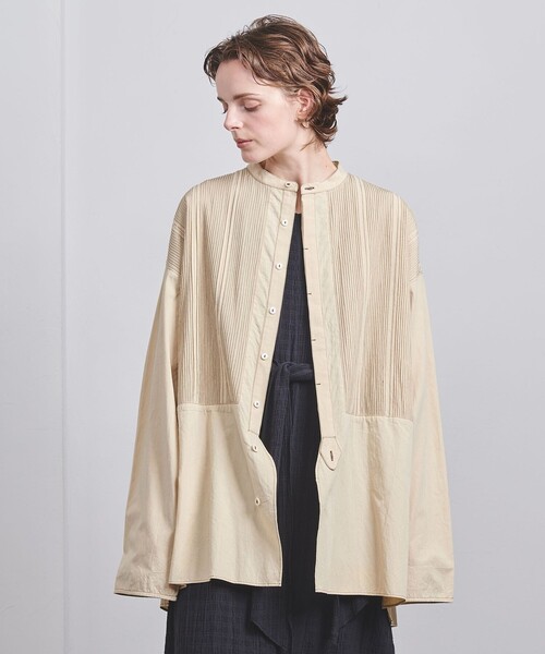 Pheeta（フィータ）の「＜Pheeta＞Trinity シャツ UNISEX/UN-SH0（シャツ/ブラウス・レディース・ホワイト/ベージュ・0/1）」の6枚目の写真