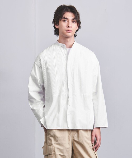 Pheeta（フィータ）の「＜Pheeta＞Trinity シャツ UNISEX/UN-SH0（シャツ/ブラウス・レディース・ホワイト/ベージュ・0/1）」の8枚目の写真