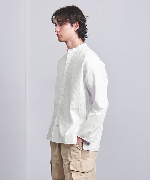 Pheeta（フィータ）の「＜Pheeta＞Trinity シャツ UNISEX/UN-SH0（シャツ/ブラウス・レディース・ホワイト/ベージュ・0/1）」の9枚目の写真