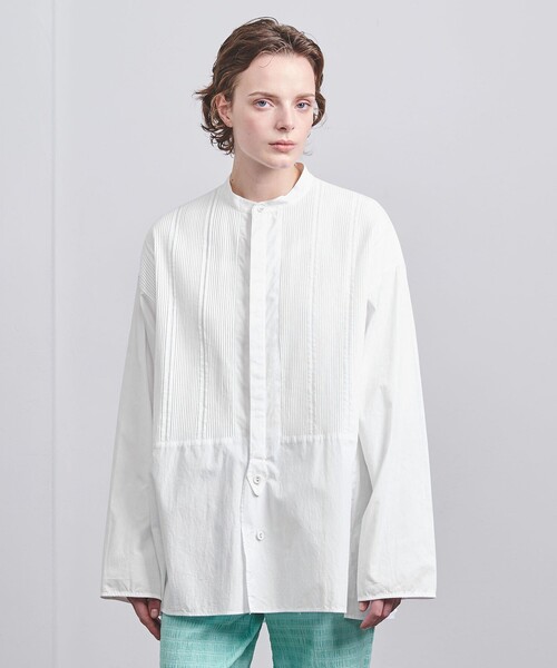 Pheeta（フィータ）の「＜Pheeta＞Trinity シャツ UNISEX/UN-SH0（シャツ/ブラウス・レディース・ホワイト/ベージュ・0/1）」の11枚目の写真