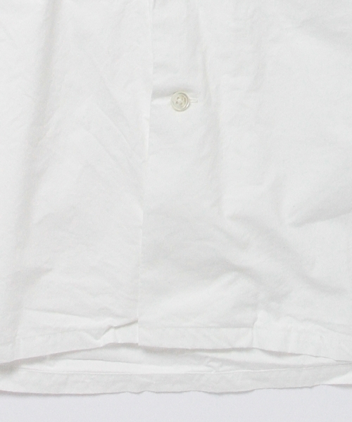 BEAMS PLUS（ビームスプラス）の「BEAMS PLUS / ペルーピマ オープンカラー シャツ（シャツ/ブラウス・メンズ・ホワイト・LARGE/MEDIUM/SMALL/X-LARGE/XX-LARGE）」の6枚目の写真