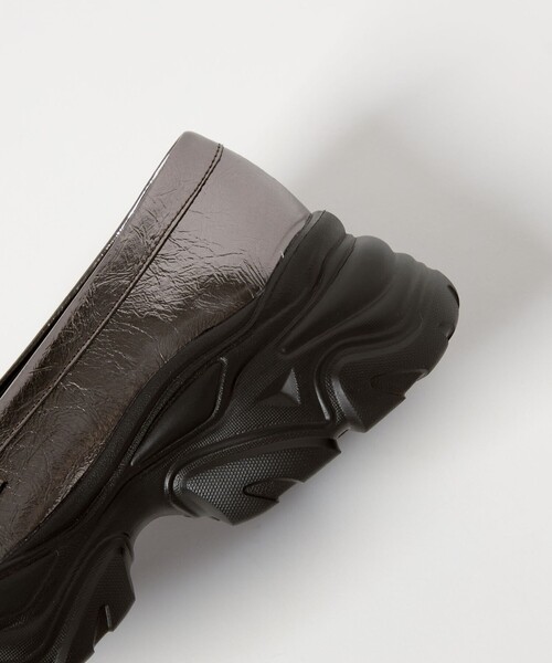 SY UNITED ARROWS(シーユナイテッドアローズ)の「<SY> スポーツローファー フラット65↑(ローファー・レディース・シルバー/ブラック/ダークブラウン・22.5cm/23cm/23.5cm/24cm/24.5cm/25cm)」の11枚目の写真