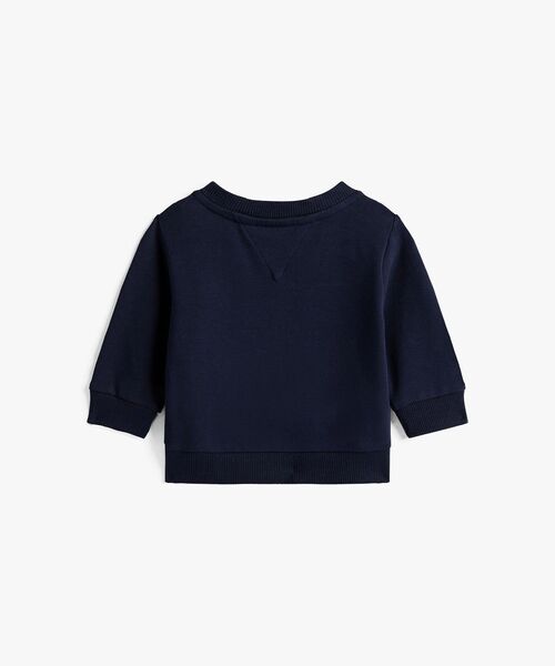TOMMY HILFIGER(トミーヒルフィガー)の「KIDS カラーブロックトレーナー(スウェット・キッズ・ネイビー・70cm/80cm/90cm)」の2枚目の写真
