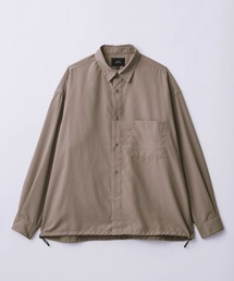 SLICK | 【SLICK/スリック】Cotton-like Broad Drawstring Regular Shirt/コットンライクブロードドロストレギュラーカラーシャツ(シャツ/ブラウス)
