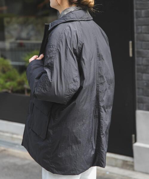 FORK&SPOON（フォークアンドスプーン）の「FORK&SPOON　SORONAバルカラーコート（その他アウター・レディース・ベージュ/ブラック・1）」の4枚目の写真