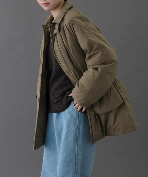 FORK&SPOON（フォークアンドスプーン）の「FORK&SPOON　SORONAバルカラーコート（その他アウター・レディース・ベージュ/ブラック・1）」の19枚目の写真