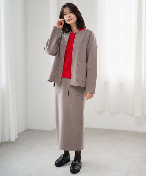 FOUND GOOD(ファウンドグッド)の「ウーリーテックLブルゾン(ブルゾン・レディース・ブラウン系3/ブラック・M/L/S)」の13枚目の写真