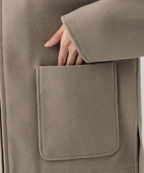 FOUND GOOD(ファウンドグッド)の「ウーリーテックLブルゾン(ブルゾン・レディース・ブラウン系3/ブラック・M/L/S)」の21枚目の写真