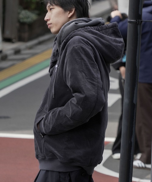 BILLABONG(ビラボン)の「BILLABONG メンズ INDIGO VELOUR ジャケット 【2025年秋冬モデル】 @autumn/ビラボンベロアジャケット(ブルゾン・メンズ・ブラック/インディゴブルー・X-LARGE/LARGE/MEDIUM)」の13枚目の写真