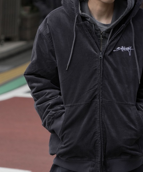 BILLABONG(ビラボン)の「BILLABONG メンズ INDIGO VELOUR ジャケット 【2025年秋冬モデル】 @autumn/ビラボンベロアジャケット(ブルゾン・メンズ・ブラック/インディゴブルー・X-LARGE/LARGE/MEDIUM)」の16枚目の写真