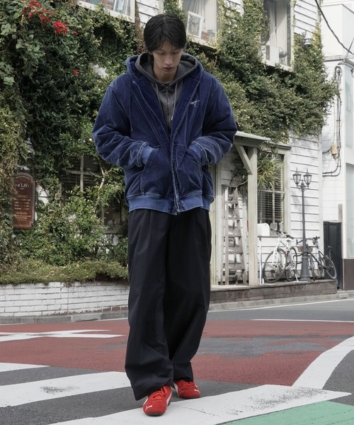 BILLABONG(ビラボン)の「BILLABONG メンズ INDIGO VELOUR ジャケット 【2025年秋冬モデル】 @autumn/ビラボンベロアジャケット(ブルゾン・メンズ・ブラック/インディゴブルー・X-LARGE/LARGE/MEDIUM)」の18枚目の写真