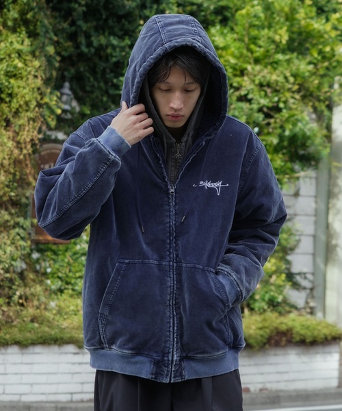 BILLABONG(ビラボン)の「BILLABONG メンズ INDIGO VELOUR ジャケット 【2025年秋冬モデル】 @autumn/ビラボンベロアジャケット(ブルゾン・メンズ・ブラック/インディゴブルー・X-LARGE/LARGE/MEDIUM)」の20枚目の写真