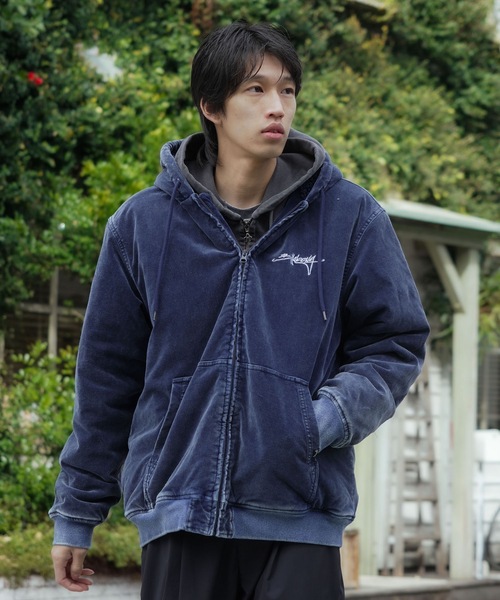 BILLABONG(ビラボン)の「BILLABONG メンズ INDIGO VELOUR ジャケット 【2025年秋冬モデル】 @autumn/ビラボンベロアジャケット(ブルゾン・メンズ・ブラック/インディゴブルー・X-LARGE/LARGE/MEDIUM)」の22枚目の写真