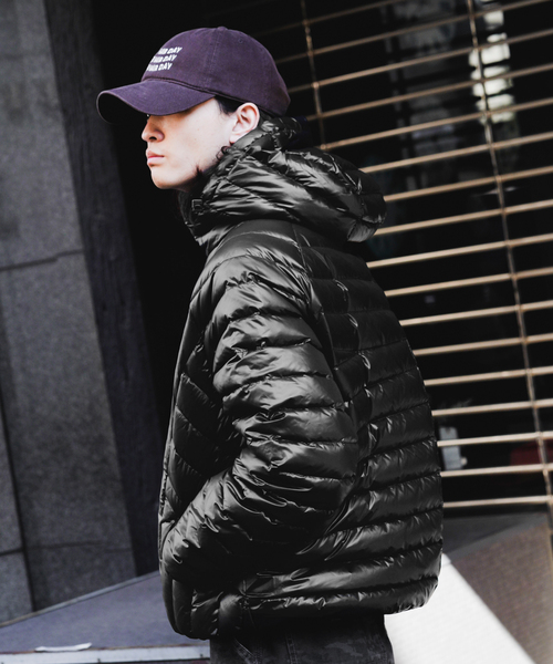 NOMANUAL(NOMANUAL)の「NOMANUAL/ノーマニュアル NUBES LIGHT DUCK DOWN(ダウンジャケット/コート・メンズ・ブラック/カーキ・MEDIUM/LARGE)」の4枚目の写真