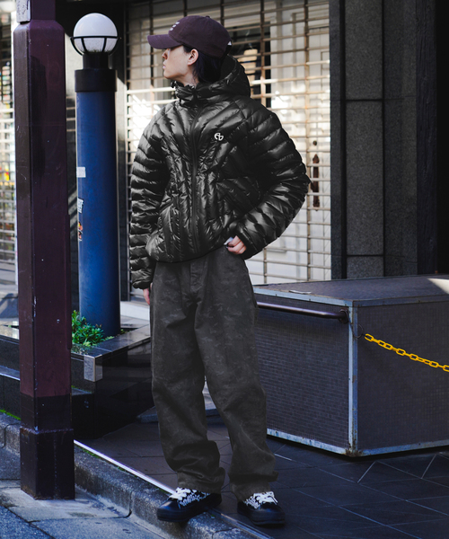 NOMANUAL(NOMANUAL)の「NOMANUAL/ノーマニュアル NUBES LIGHT DUCK DOWN(ダウンジャケット/コート・メンズ・ブラック/カーキ・MEDIUM/LARGE)」の7枚目の写真