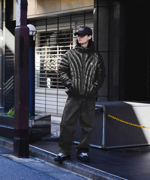 NOMANUAL(NOMANUAL)の「NOMANUAL/ノーマニュアル NUBES LIGHT DUCK DOWN(ダウンジャケット/コート・メンズ・ブラック/カーキ・MEDIUM/LARGE)」の8枚目の写真