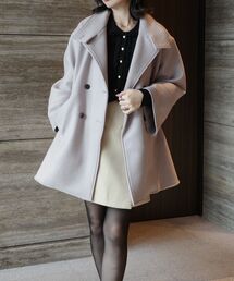 cle blatt（クレブラット）の「スタンドカラーウールコート（その他アウター）」