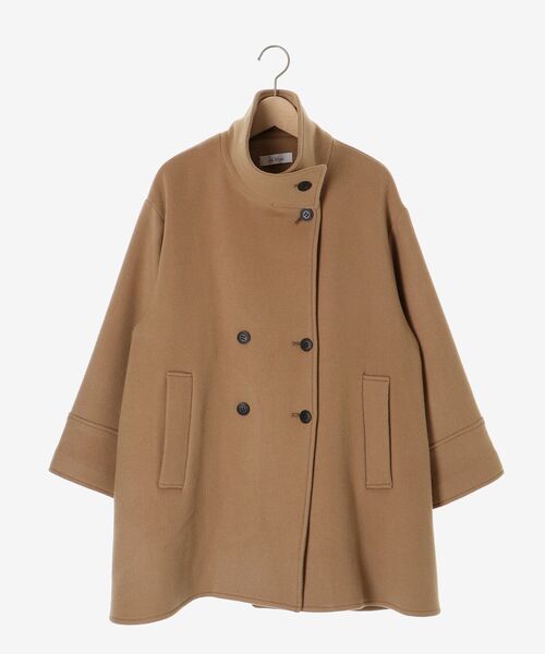 スタンドカラーウールコート（その他アウター）｜cle blatt