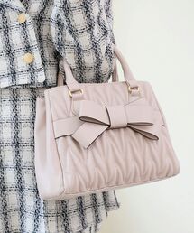 MAJESTIC LEGON | クラシカルスクエアリボンバッグ(ショルダーバッグ)