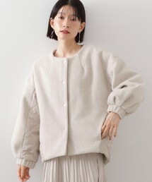 THE SHOP TK （ザ ショップ ティーケー ）の「前後で印象が変わる ドッキングノーカラージャケット（ノーカラージャケット）」