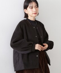 THE SHOP TK  | 前後で印象が変わる ドッキングノーカラージャケット(ノーカラージャケット)