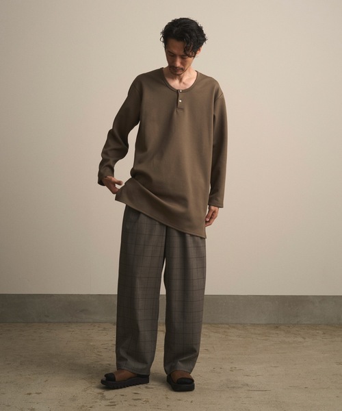 和ROBE（ワローブ）の「和ROBE / SAMUE PANTS（その他パンツ・メンズ・ネイビー/グレー・2/3）」の4枚目の写真