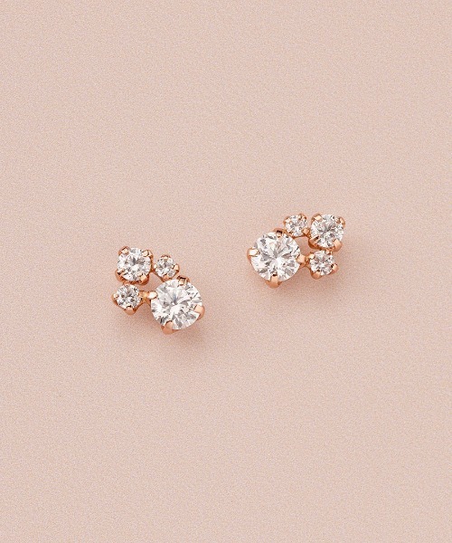【Winter Limited】 K10ピンクゴールド ピアス
