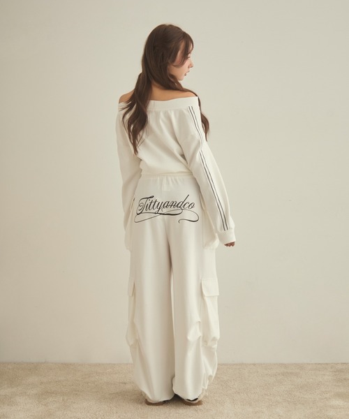 titty&co ラメスウェットセットアップ TITTY&CO.（ティティーアンド