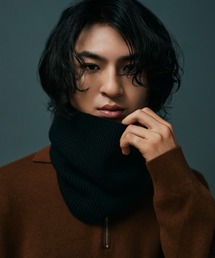 KATHARINE HAMNETT LONDON (キャサリンハムネットロンドン)のKATHARINE HAMNETT LONDON/キャサリンハムネットロンドン カシミヤ混 ネックウォーマー スヌード(ネックウォーマー/スヌード)